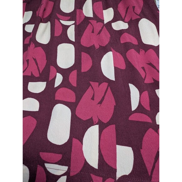 White Stuff Side Tie Midi Skirt - Pink Birds - UK 12 - Picture 4 of 7